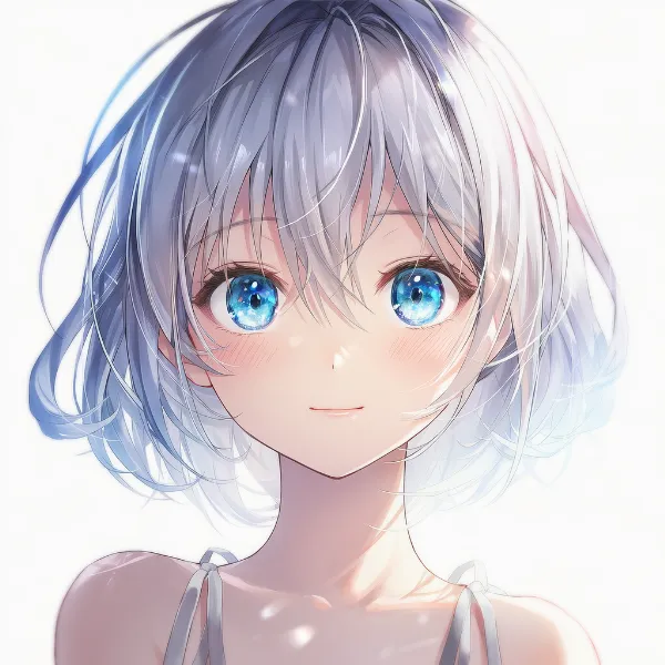 目の間に垂れ下がる前髪|髪型プロンプト