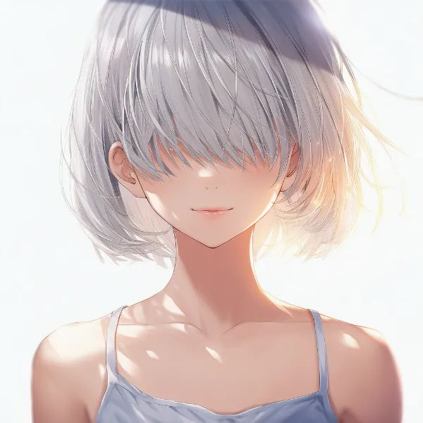 目隠れ|前髪プロンプト