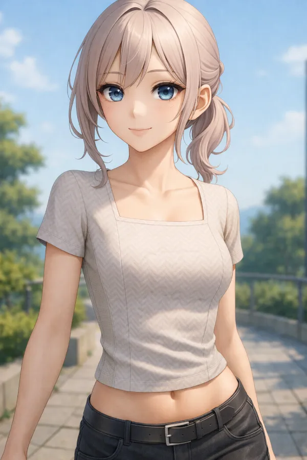 ヘリンボーン柄の服プロンプト｜AIイラスト