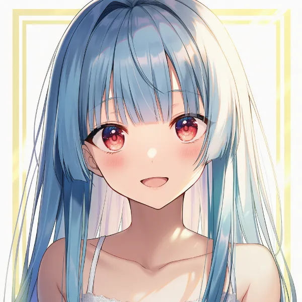 姫カット|髪型プロンプト