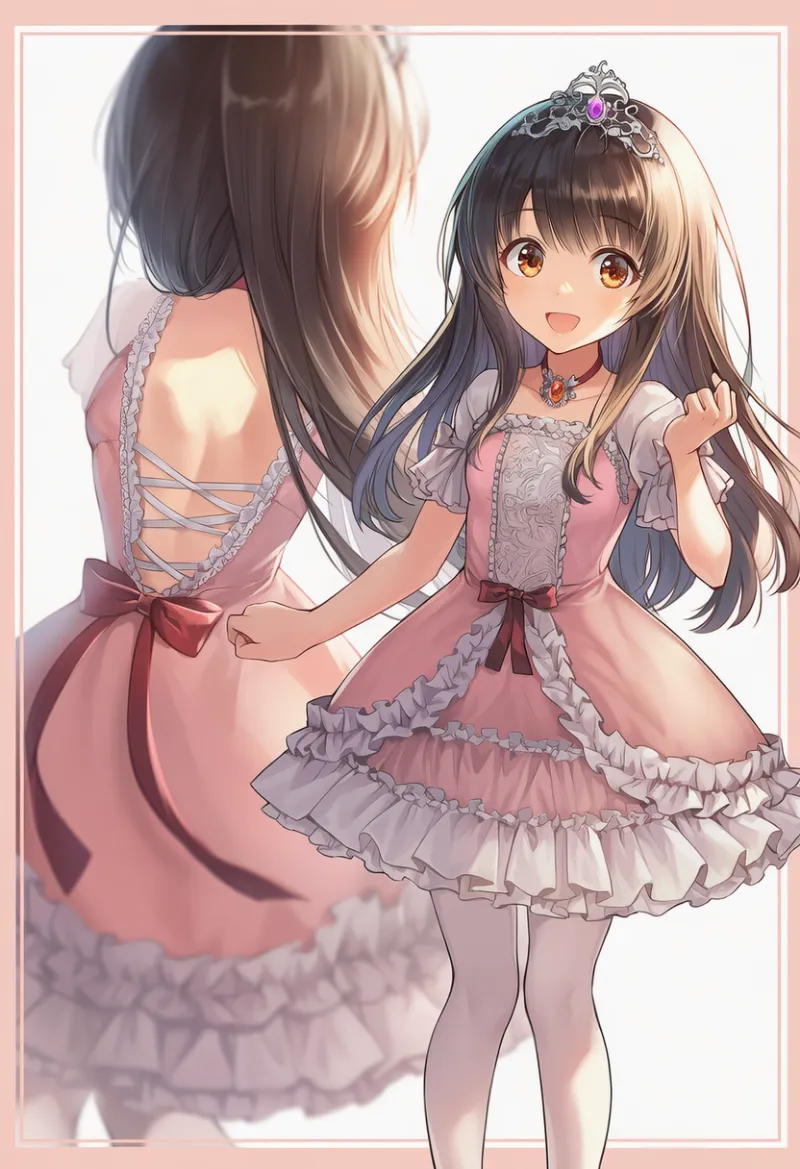 姫ロリータのプロンプトとAIイラスト作例