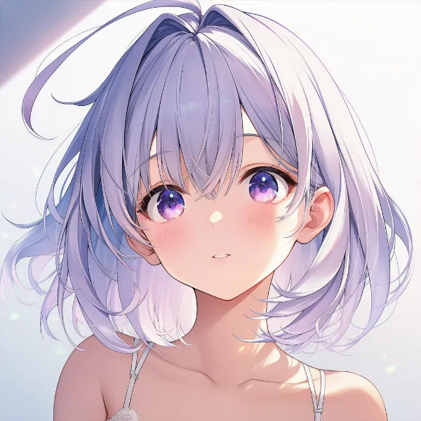 巨大なアホ毛|髪型プロンプト