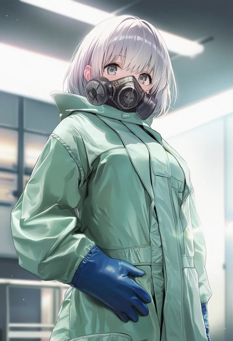 医療スーツ|防護服のAIイラストとプロンプト