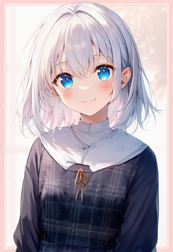 井桁柄の服プロンプト｜AIイラスト