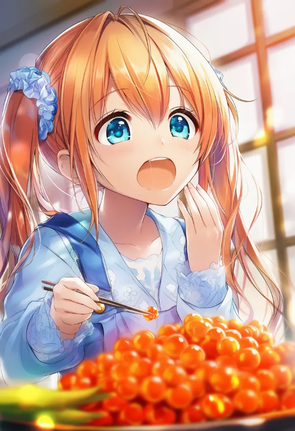 イクラのAIイラスト｜プロンプト紹介