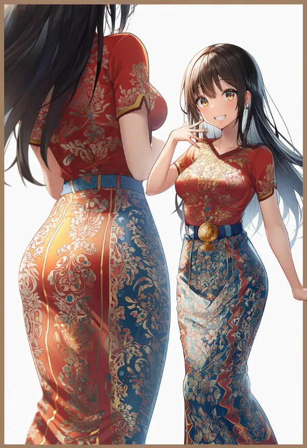 インドネシア（民族衣装）のプロンプト｜AIイラスト作例