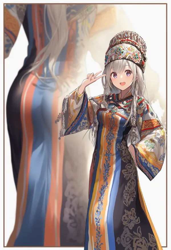 イヌイットの民族衣装のプロンプト｜AIイラスト作例