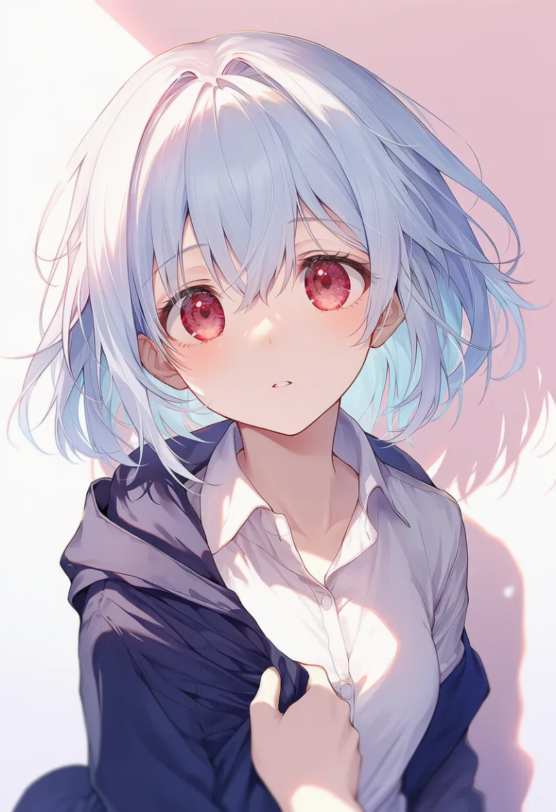 ジャケットを掴むAIイラスト|プロンプト紹介