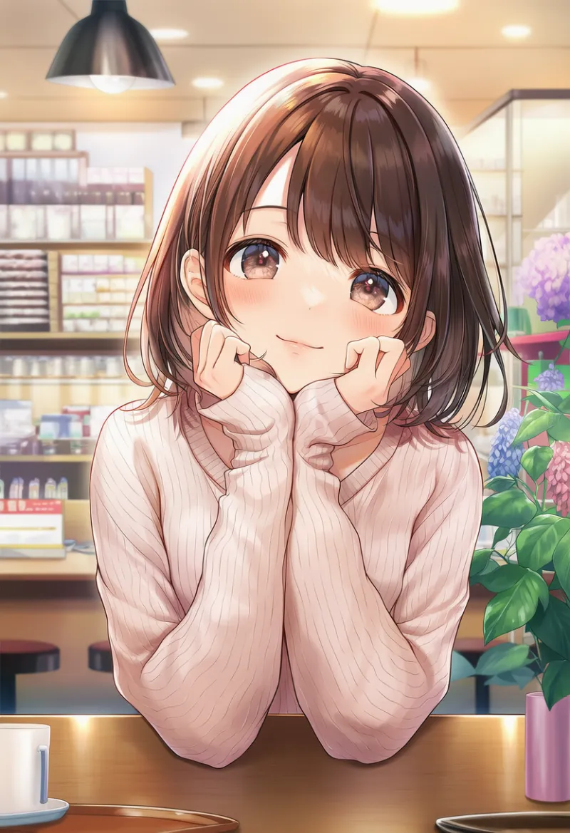 キオスクの店内のAIイラスト作例とプロンプト紹介