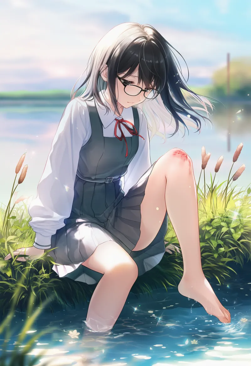 膝の怪我｜プロンプト紹介