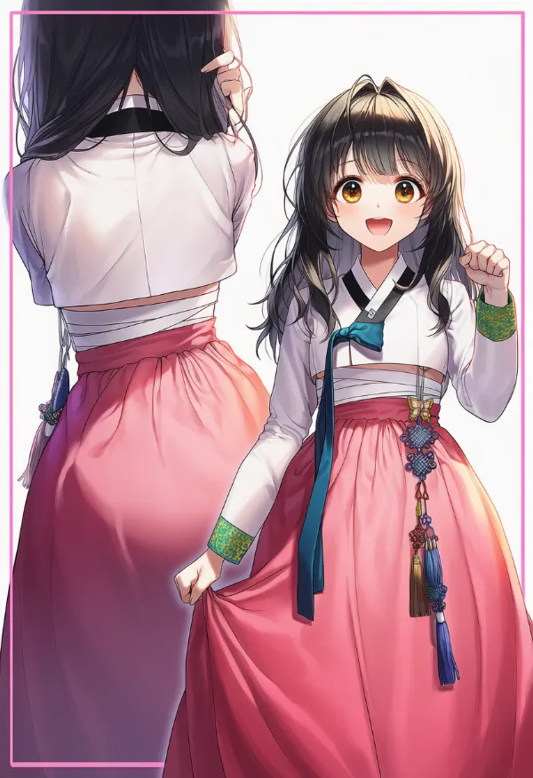 韓服の服装プロンプト|AIイラスト