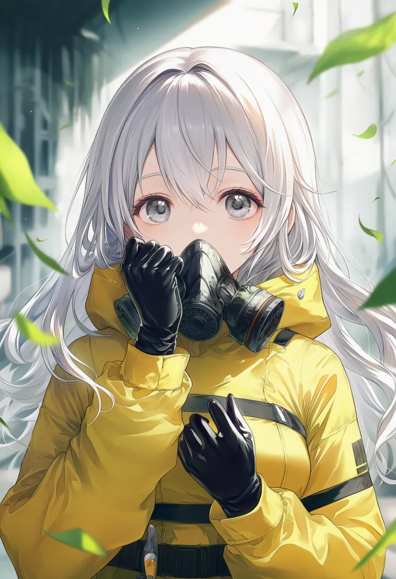 ラバー製のグローブ|プロンプト紹介・AIイラスト