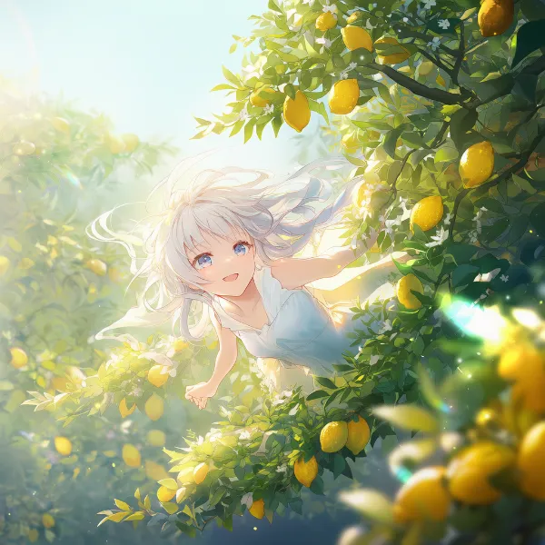 レモンのプロンプト紹介｜花のAIイラスト