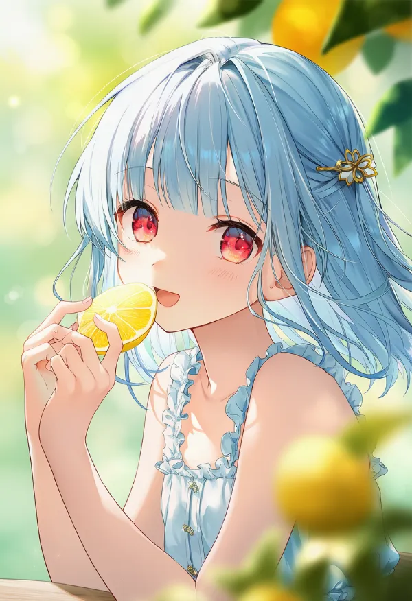 レモンのAIイラスト｜プロンプト紹介