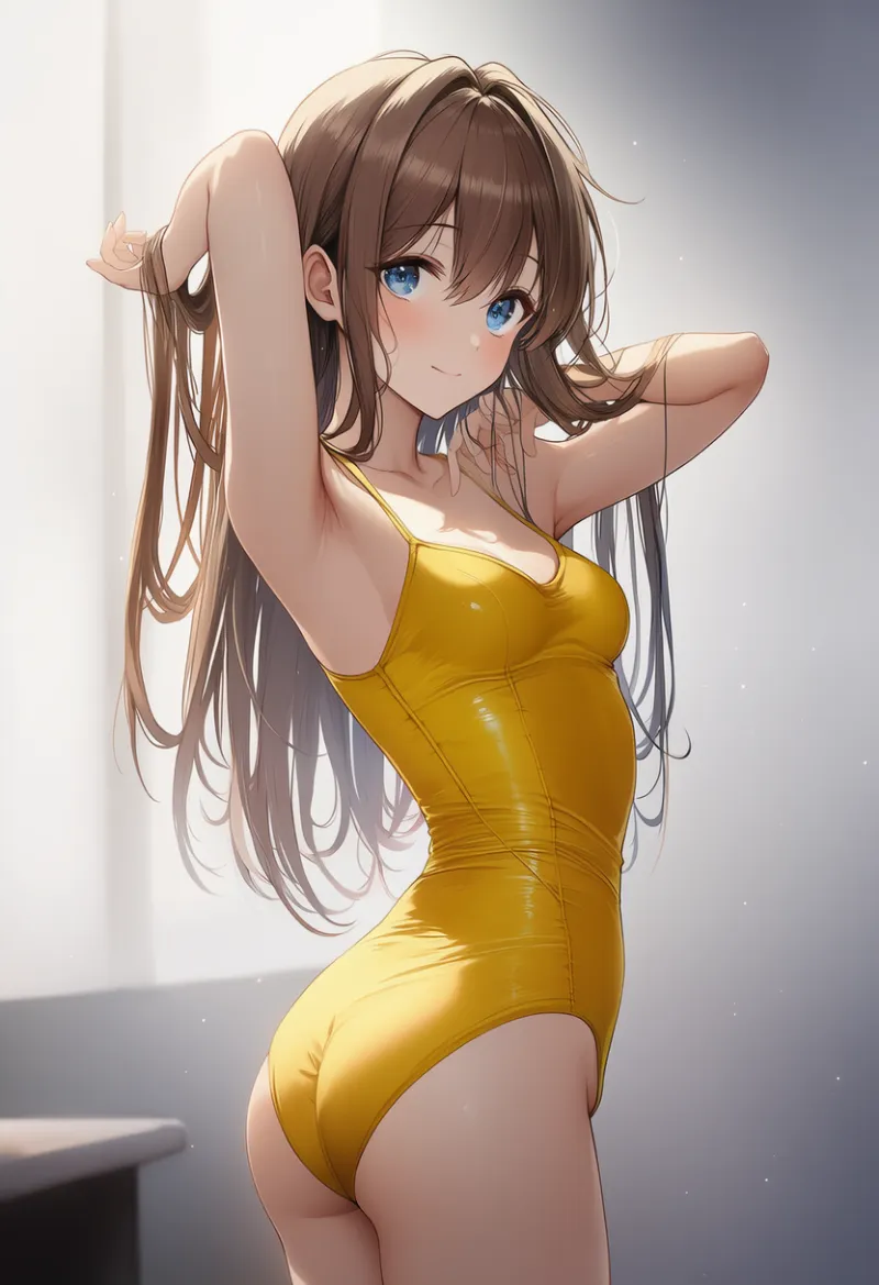 体のラインを強調するレオタードを再現するプロンプト紹介｜AIイラスト