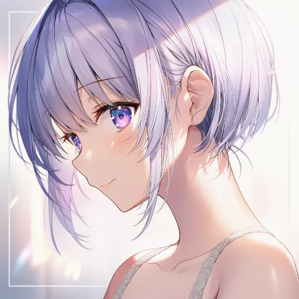 うなじの毛|髪型プロンプト