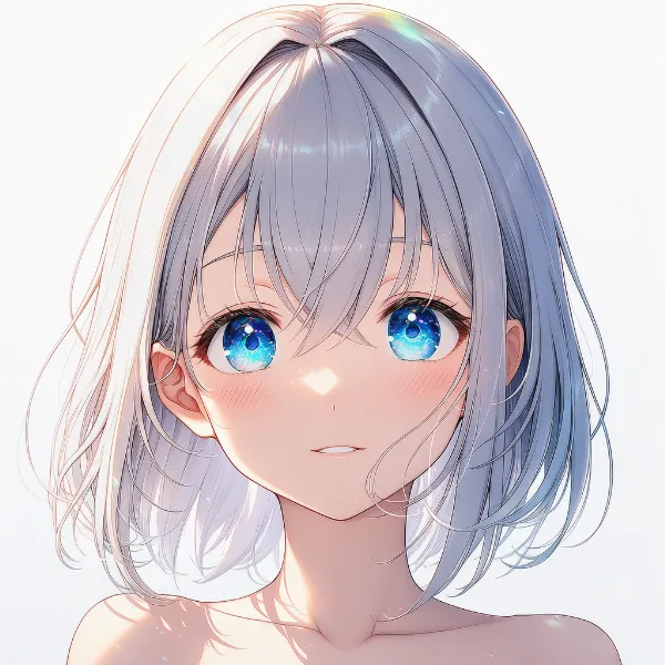 長め前髪|髪型プロンプト