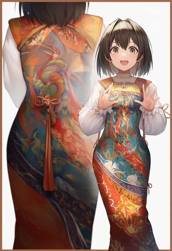 龍袍（民族衣装）のプロンプト｜AIイラスト作例