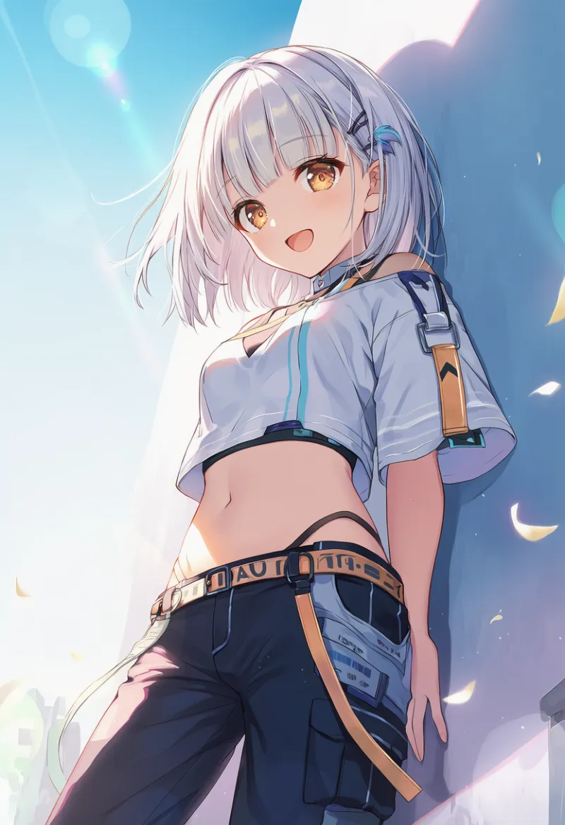 ローレグパンツ｜ストリートファッションのアイテムプロンプト紹介