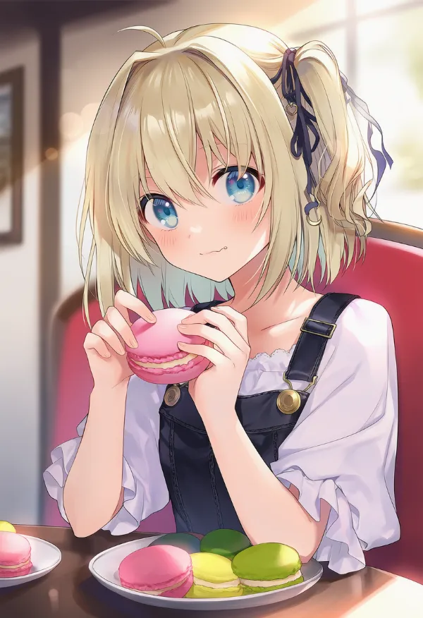 マカロンのAIイラスト｜プロンプト紹介