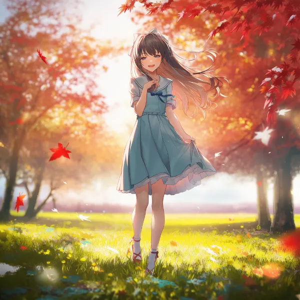 カエデのプロンプト紹介｜樹木のAIイラスト