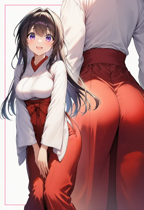 巫女服の服装プロンプト|AIイラスト