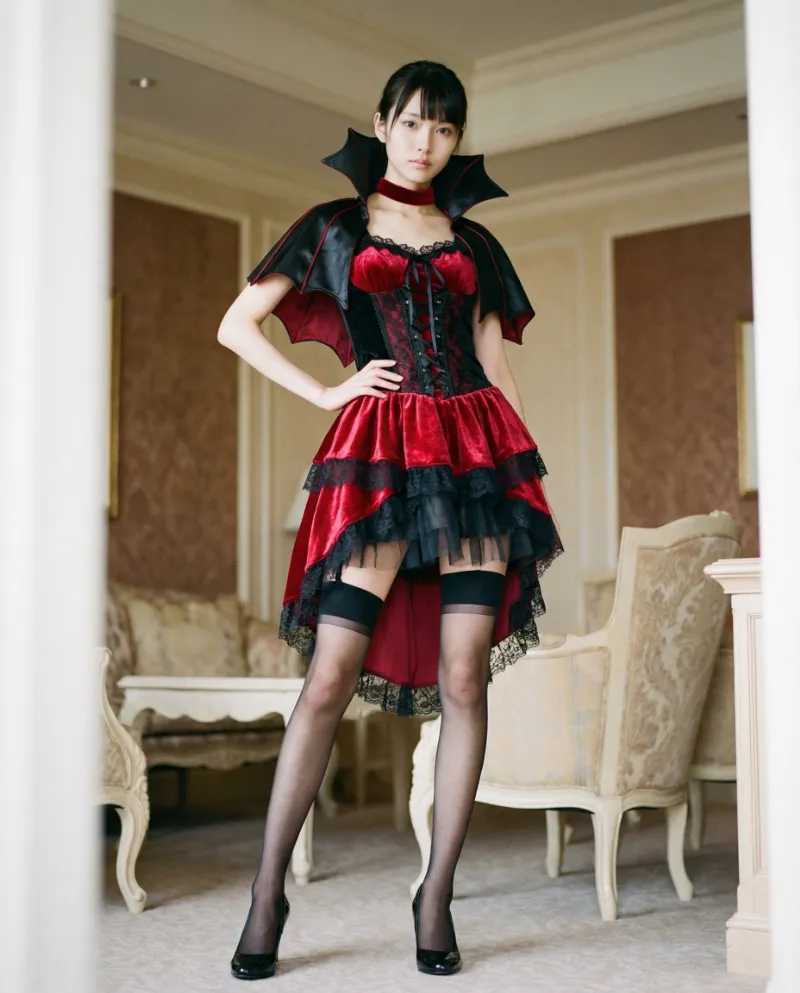 セクシーヴァンパイア|Nano Banana用コスプレプロンプト