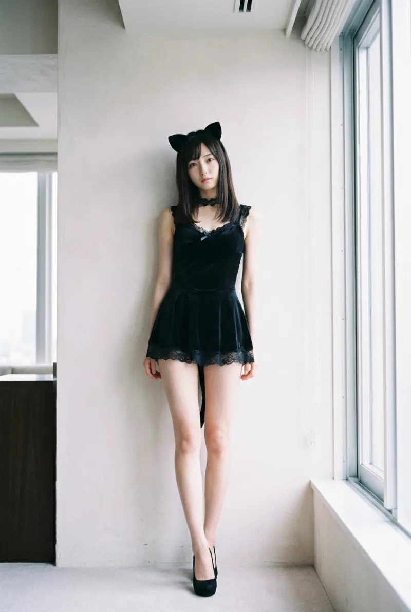 Nano Banana Proで生成:猫耳コスプレ衣装の作例