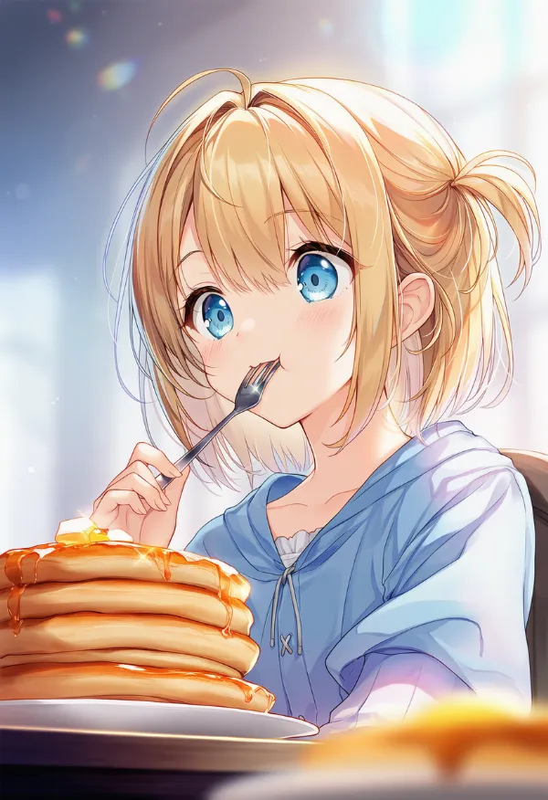 パンケーキのAIイラスト｜プロンプト紹介