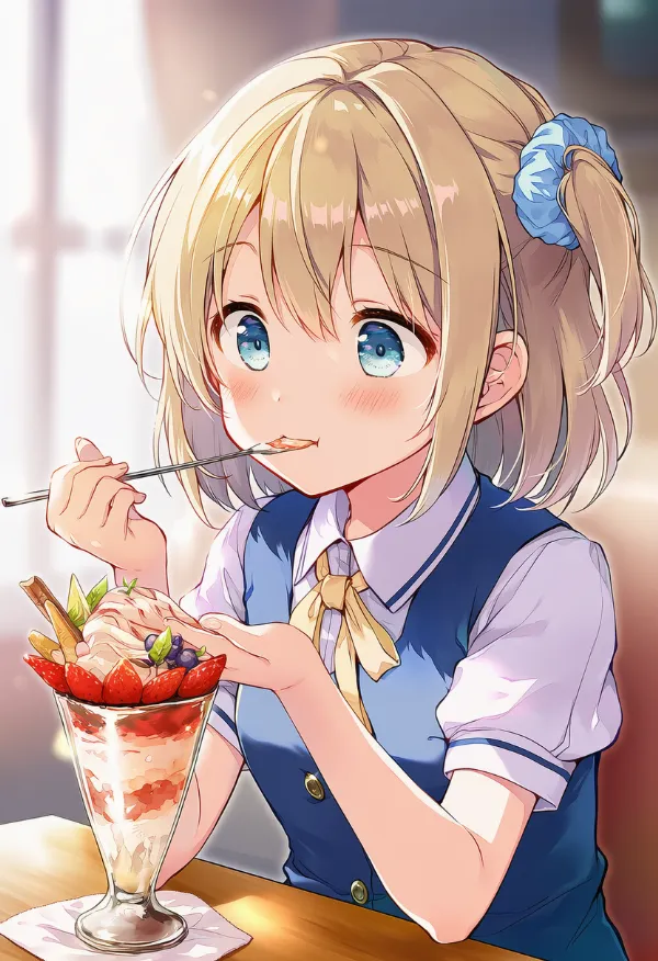 パフェのAIイラスト｜プロンプト紹介