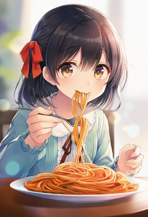 パスタのAIイラスト｜プロンプト紹介