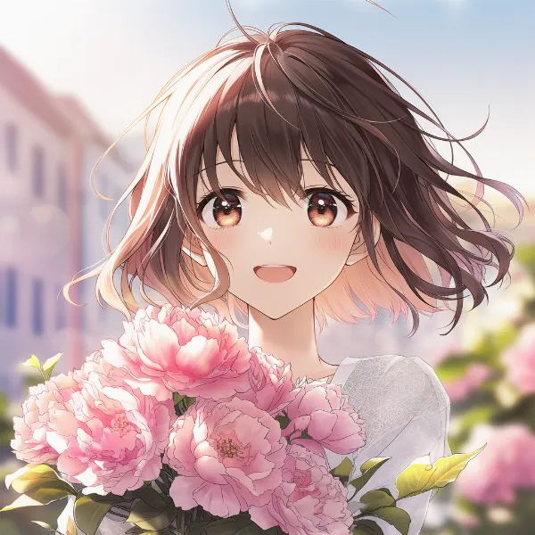 ボタンのプロンプト紹介｜多年草の花・AIイラスト