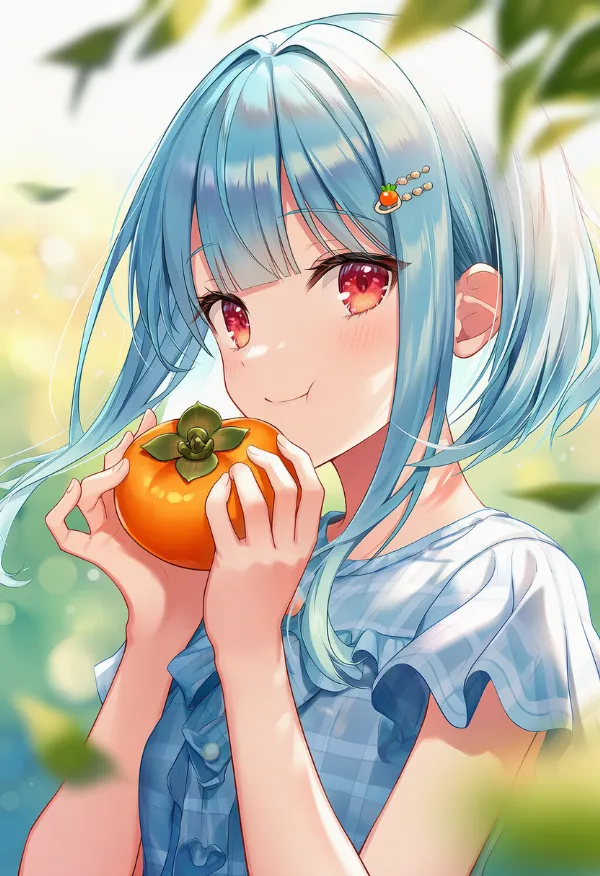 柿のAIイラスト｜プロンプト紹介