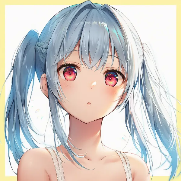 おさげ髪|髪型プロンプト