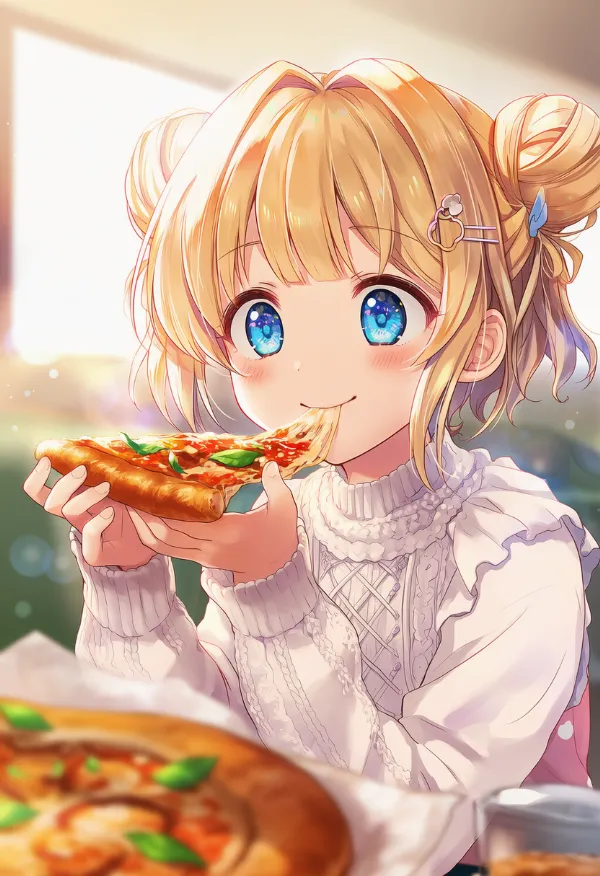 ピザのAIイラスト｜プロンプト紹介