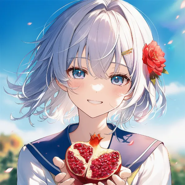 ザクロのプロンプト紹介｜花のAIイラスト