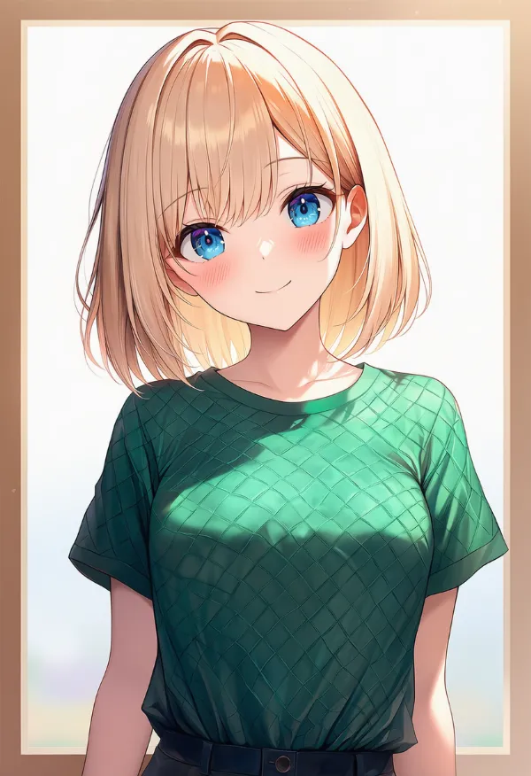 キルティング柄の服プロンプト｜AIイラスト