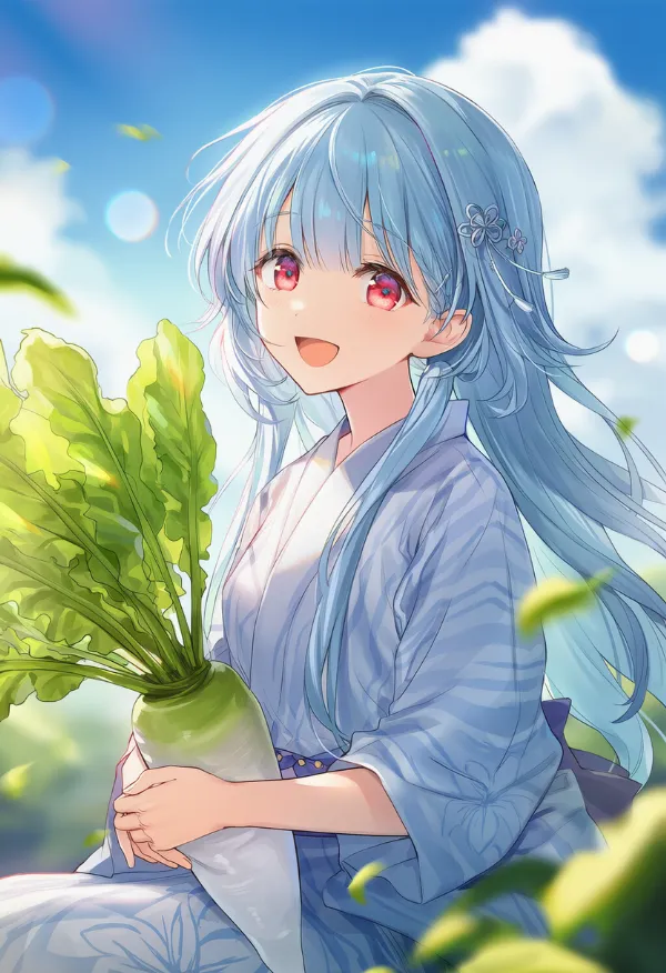 大根のAIイラスト｜プロンプト紹介