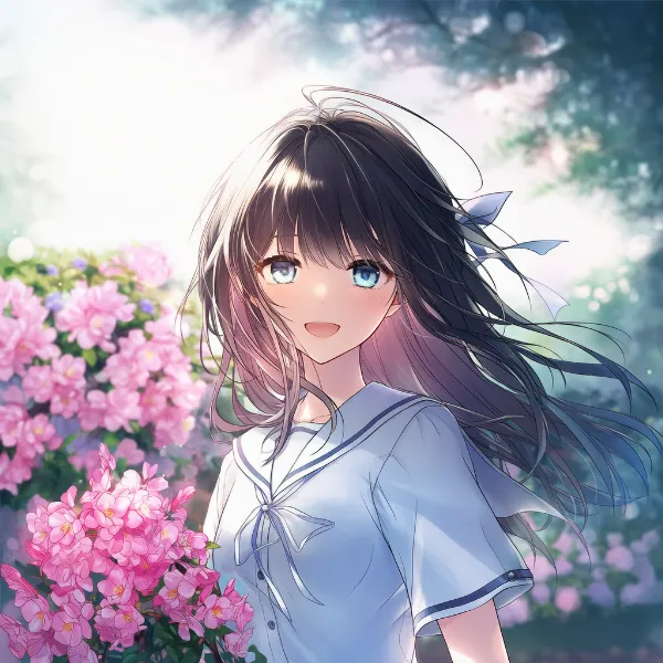 シャクナゲのプロンプト紹介｜植物のAIイラスト