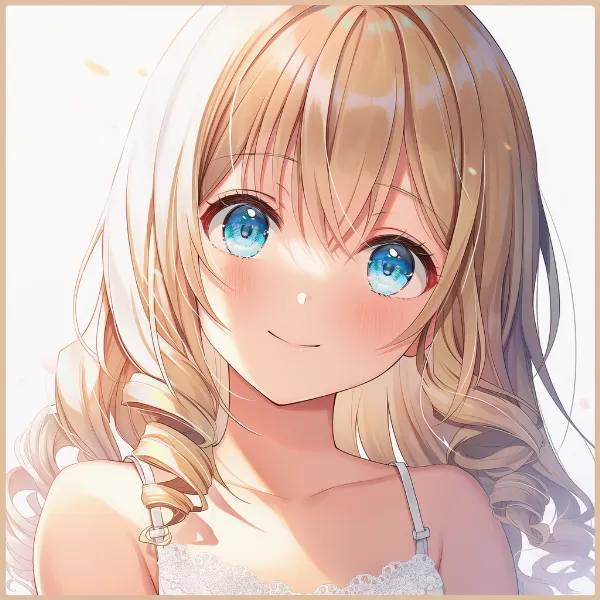 リングレット|髪型プロンプト