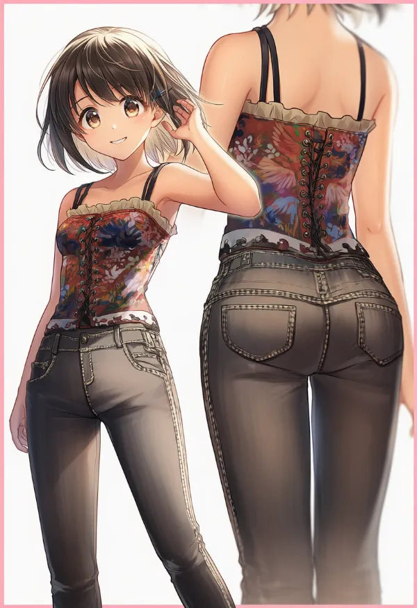 ロカビリーファッションの服装プロンプト|AIイラスト