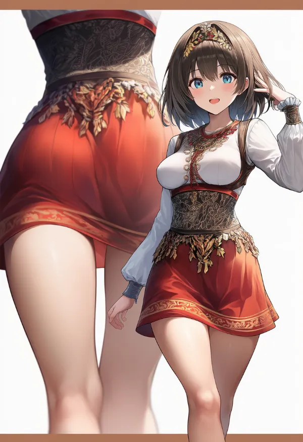 ルーマニアの民族衣装のプロンプト｜AIイラスト作例