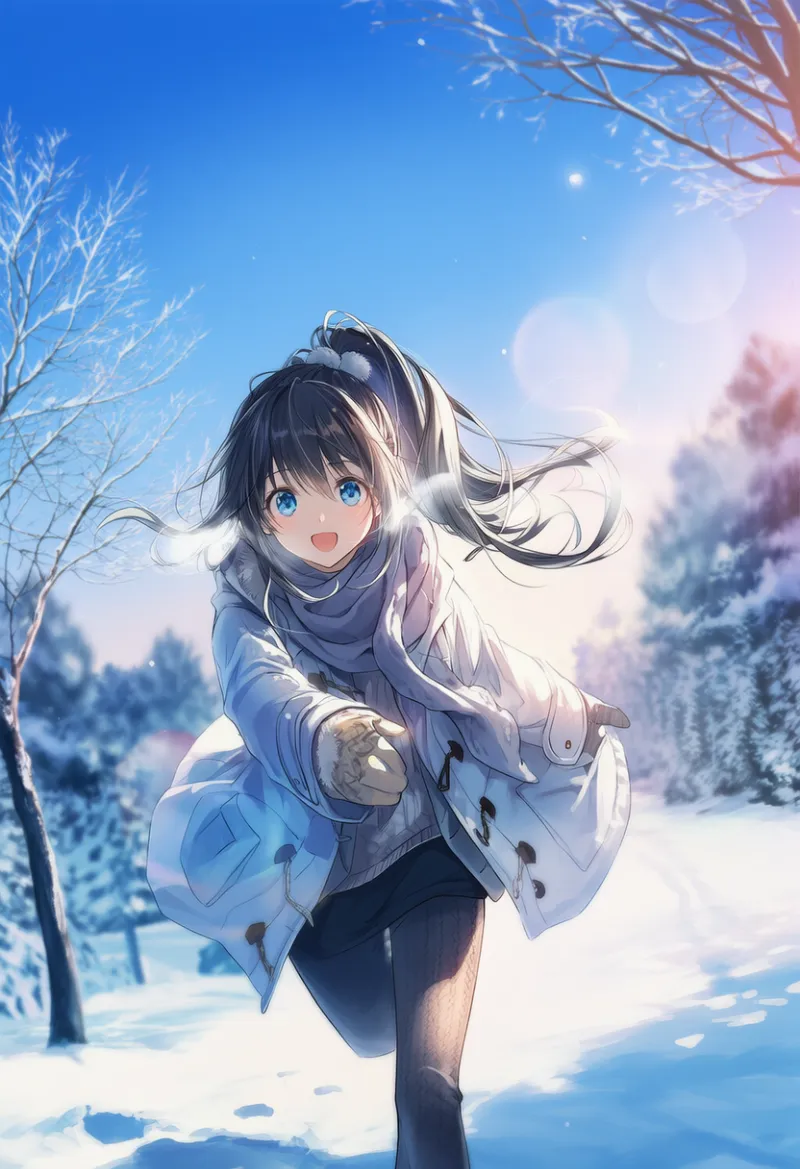 viewerに向かって走ってくる:running towards viewer|AIイラスト用プロンプト