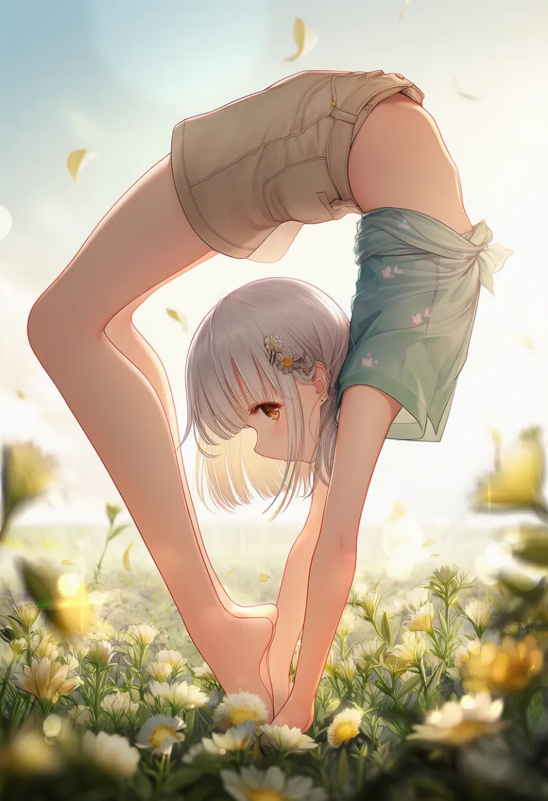 ラップルベンド・ポーズのAIイラスト|プロンプト紹介