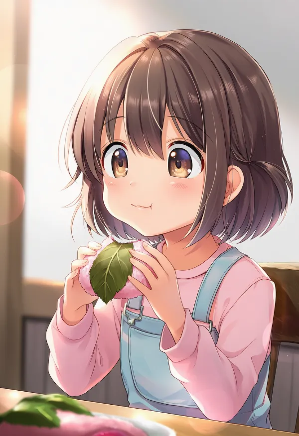 桜餅のAIイラスト｜プロンプト紹介