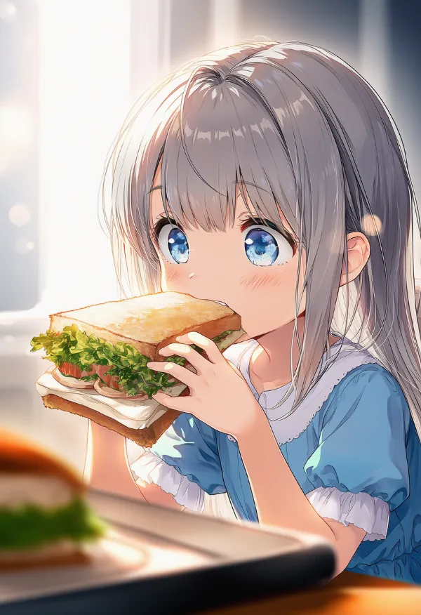 サンドイッチのAIイラスト｜プロンプト紹介