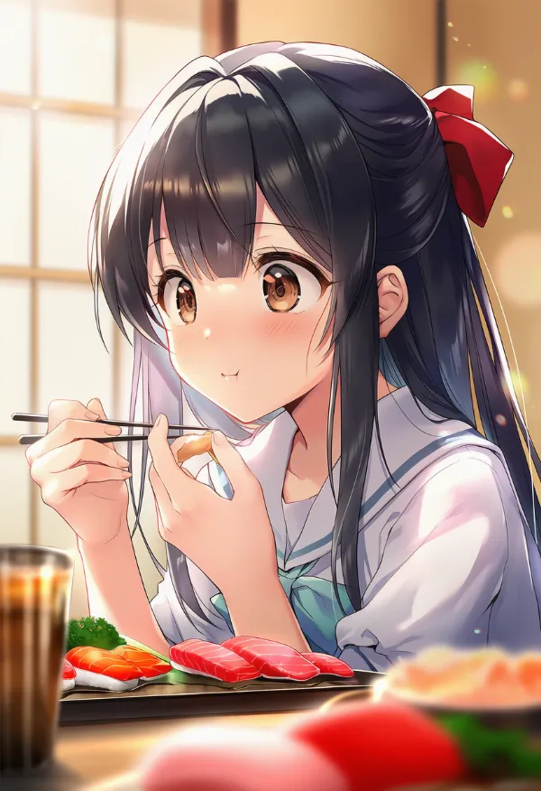 刺身のAIイラスト｜プロンプト紹介