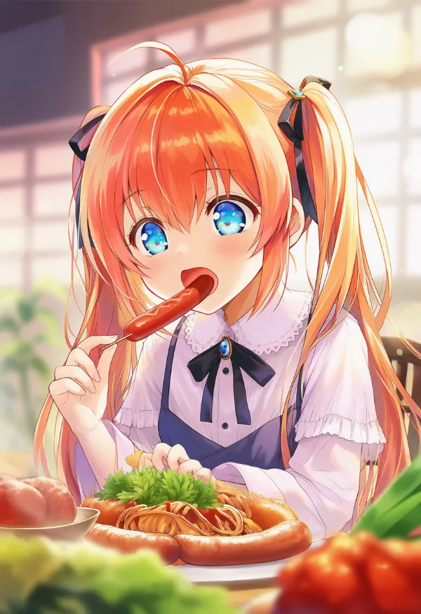 ソーセージのAIイラスト｜プロンプト紹介