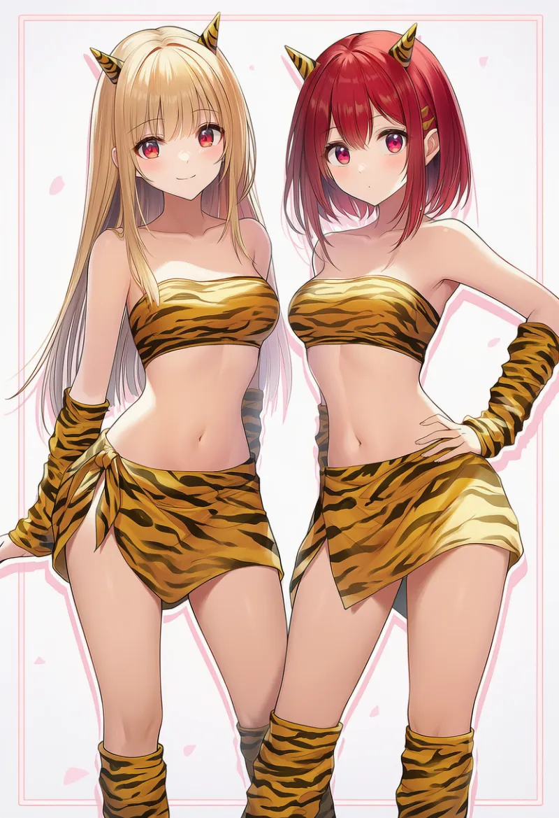 鬼のコスプレのAIイラスト｜節分の作例