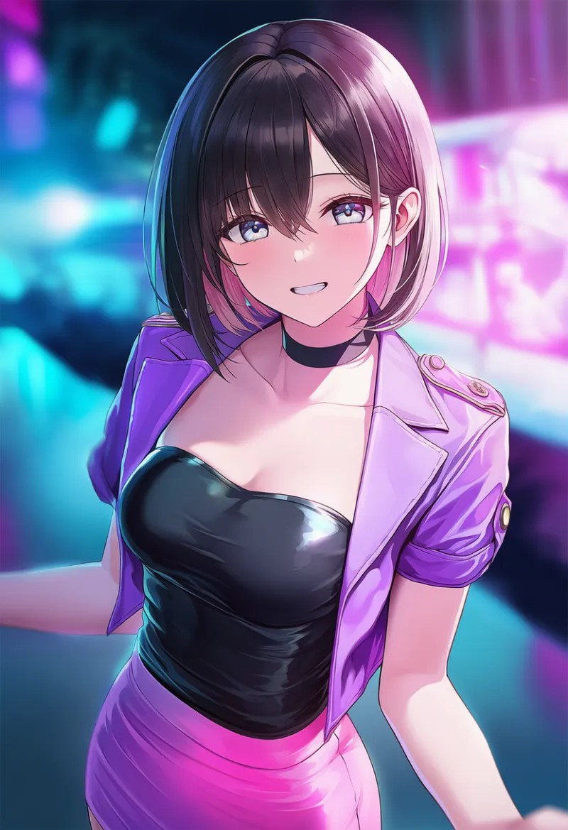 肩パッドのプロンプトとAIイラスト